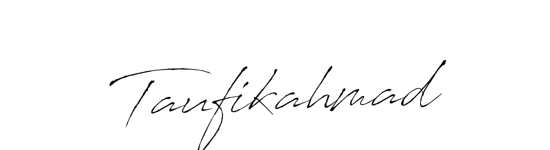 It looks lik you need a new signature style for name Taufikahmad. Design unique handwritten (Antro_Vectra) signature with our free signature maker in just a few clicks. Taufikahmad signature style 6 images and pictures png