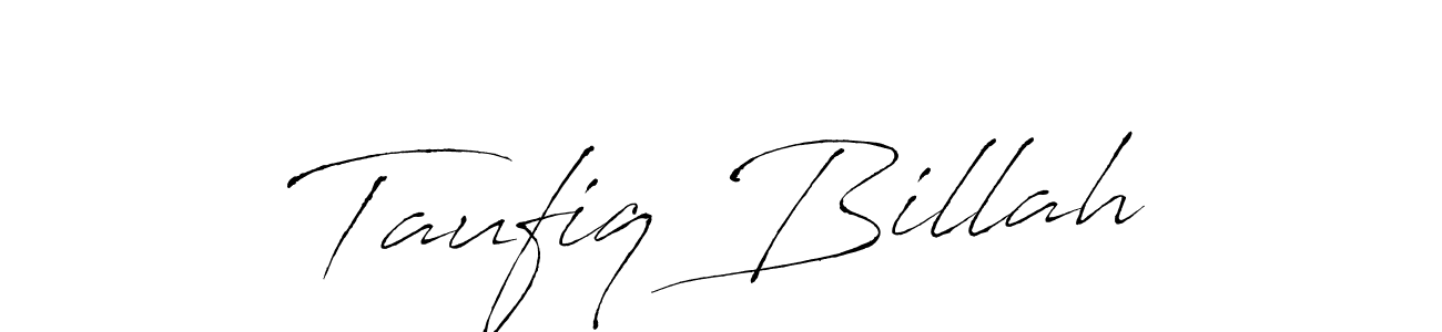 Make a beautiful signature design for name Taufiq Billah. Use this online signature maker to create a handwritten signature for free. Taufiq Billah signature style 6 images and pictures png