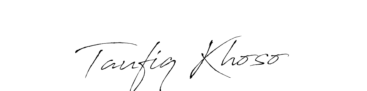 if you are searching for the best signature style for your name Taufiq Khoso. so please give up your signature search. here we have designed multiple signature styles  using Antro_Vectra. Taufiq Khoso signature style 6 images and pictures png