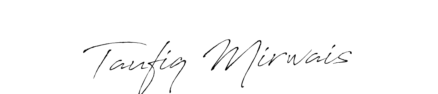 How to Draw Taufiq Mirwais signature style? Antro_Vectra is a latest design signature styles for name Taufiq Mirwais. Taufiq Mirwais signature style 6 images and pictures png