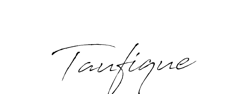 You should practise on your own different ways (Antro_Vectra) to write your name (Taufique) in signature. don't let someone else do it for you. Taufique signature style 6 images and pictures png