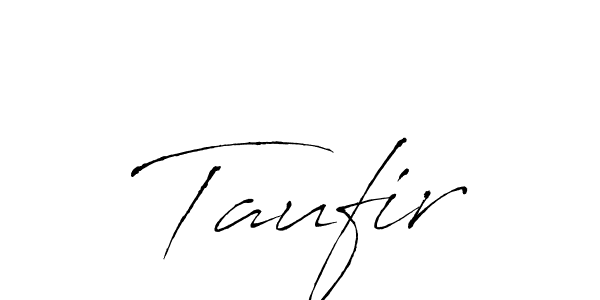How to make Taufir signature? Antro_Vectra is a professional autograph style. Create handwritten signature for Taufir name. Taufir signature style 6 images and pictures png