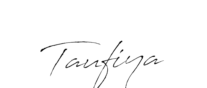 Antro_Vectra is a professional signature style that is perfect for those who want to add a touch of class to their signature. It is also a great choice for those who want to make their signature more unique. Get Taufiya name to fancy signature for free. Taufiya signature style 6 images and pictures png
