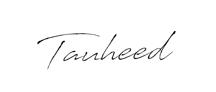 Antro_Vectra is a professional signature style that is perfect for those who want to add a touch of class to their signature. It is also a great choice for those who want to make their signature more unique. Get Tauheed name to fancy signature for free. Tauheed signature style 6 images and pictures png