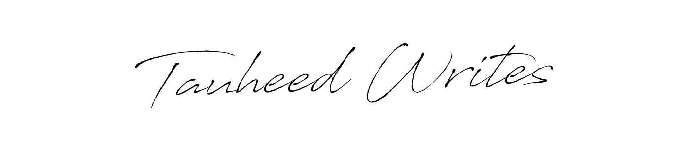 Similarly Antro_Vectra is the best handwritten signature design. Signature creator online .You can use it as an online autograph creator for name Tauheed Writes. Tauheed Writes signature style 6 images and pictures png