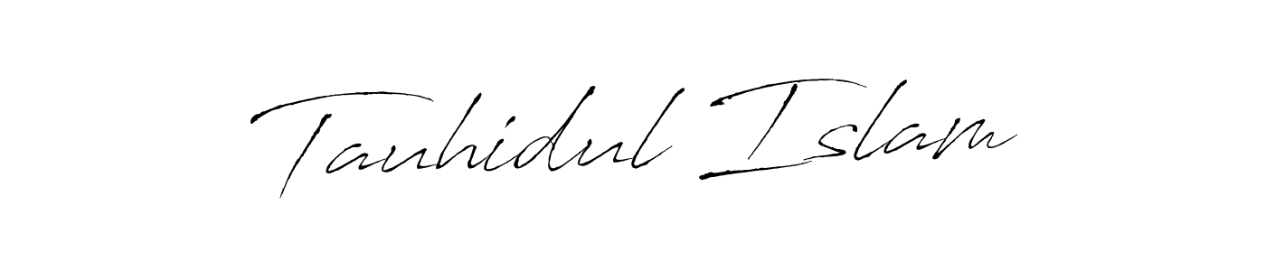 Antro_Vectra is a professional signature style that is perfect for those who want to add a touch of class to their signature. It is also a great choice for those who want to make their signature more unique. Get Tauhidul Islam name to fancy signature for free. Tauhidul Islam signature style 6 images and pictures png