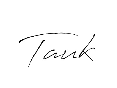 Make a beautiful signature design for name Tauk. With this signature (Antro_Vectra) style, you can create a handwritten signature for free. Tauk signature style 6 images and pictures png