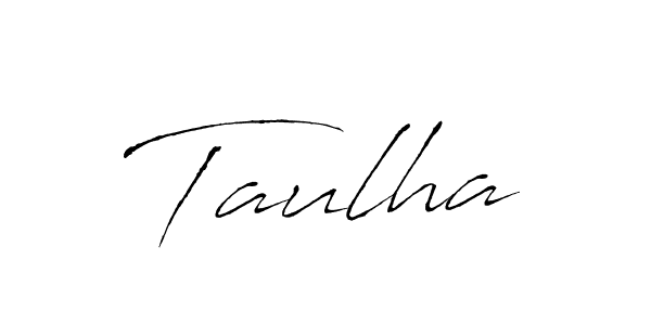 Antro_Vectra is a professional signature style that is perfect for those who want to add a touch of class to their signature. It is also a great choice for those who want to make their signature more unique. Get Taulha name to fancy signature for free. Taulha signature style 6 images and pictures png