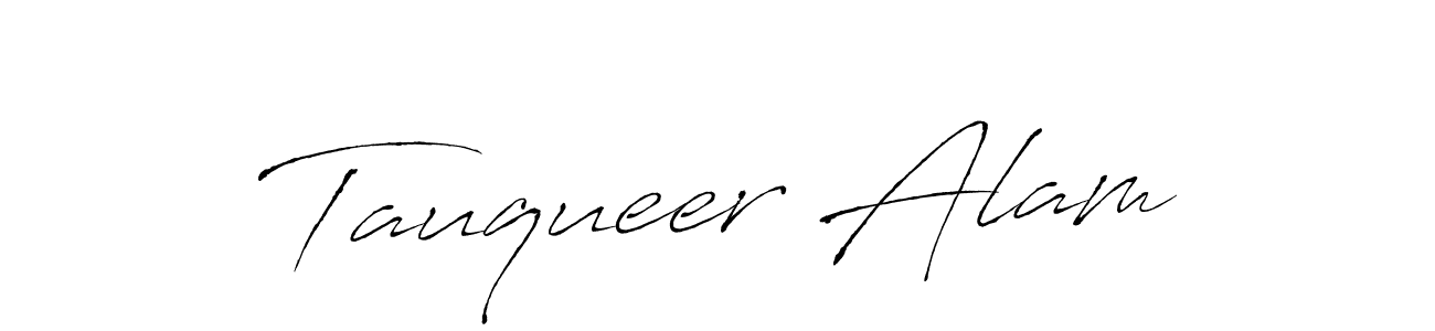 Also we have Tauqueer Alam name is the best signature style. Create professional handwritten signature collection using Antro_Vectra autograph style. Tauqueer Alam signature style 6 images and pictures png