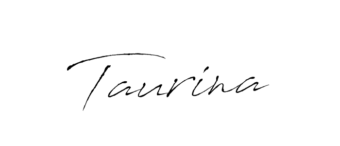 Taurina stylish signature style. Best Handwritten Sign (Antro_Vectra) for my name. Handwritten Signature Collection Ideas for my name Taurina. Taurina signature style 6 images and pictures png