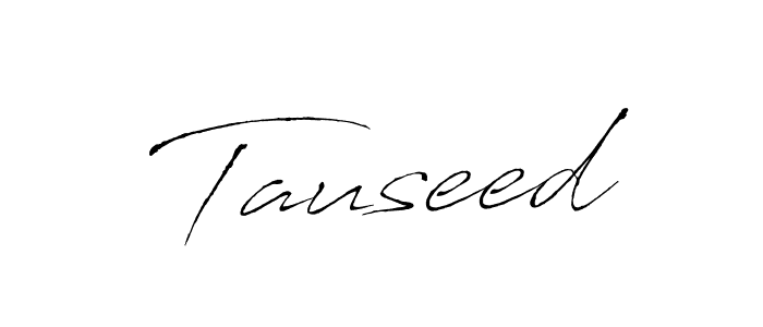 Use a signature maker to create a handwritten signature online. With this signature software, you can design (Antro_Vectra) your own signature for name Tauseed. Tauseed signature style 6 images and pictures png