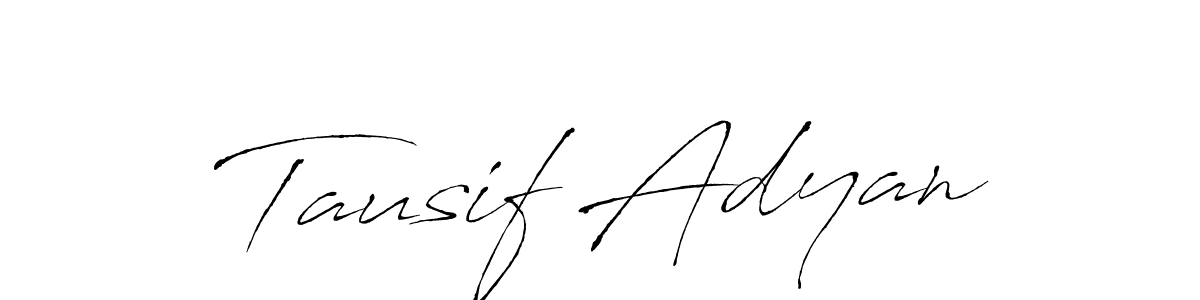 Use a signature maker to create a handwritten signature online. With this signature software, you can design (Antro_Vectra) your own signature for name Tausif Adyan. Tausif Adyan signature style 6 images and pictures png