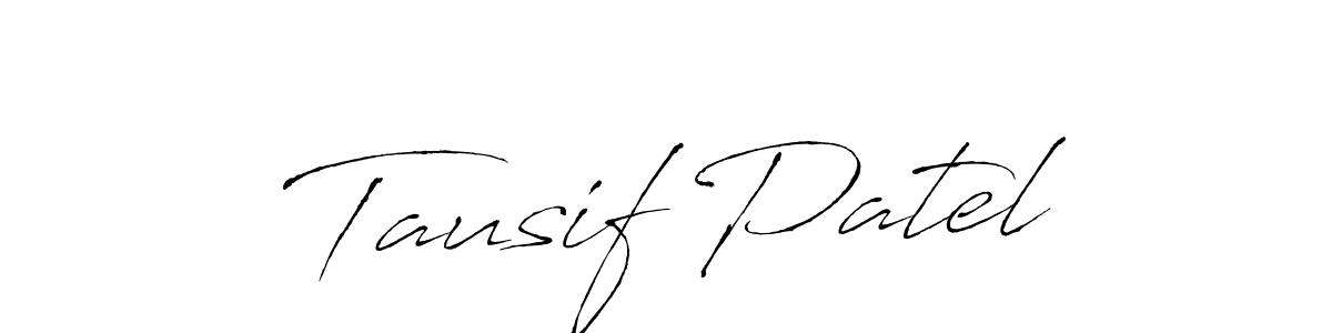 It looks lik you need a new signature style for name Tausif Patel. Design unique handwritten (Antro_Vectra) signature with our free signature maker in just a few clicks. Tausif Patel signature style 6 images and pictures png