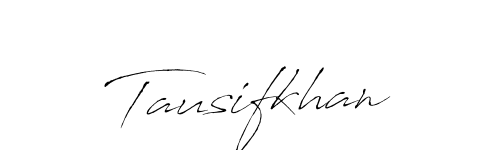 You should practise on your own different ways (Antro_Vectra) to write your name (Tausifkhan) in signature. don't let someone else do it for you. Tausifkhan signature style 6 images and pictures png