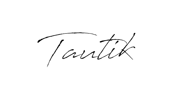Create a beautiful signature design for name Tautik. With this signature (Antro_Vectra) fonts, you can make a handwritten signature for free. Tautik signature style 6 images and pictures png
