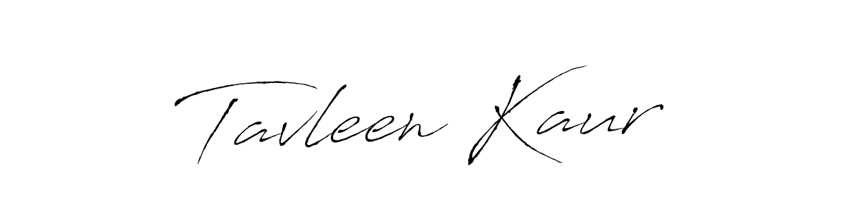 Design your own signature with our free online signature maker. With this signature software, you can create a handwritten (Antro_Vectra) signature for name Tavleen Kaur. Tavleen Kaur signature style 6 images and pictures png