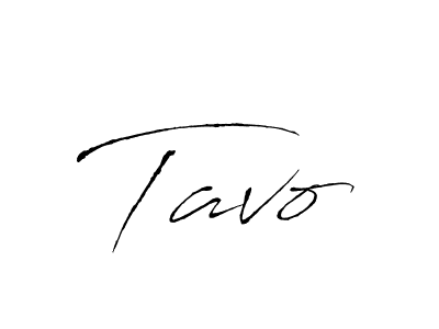 Design your own signature with our free online signature maker. With this signature software, you can create a handwritten (Antro_Vectra) signature for name Tavo. Tavo signature style 6 images and pictures png
