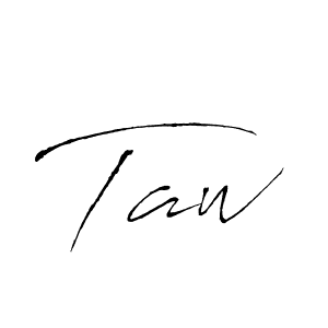 How to make Taw signature? Antro_Vectra is a professional autograph style. Create handwritten signature for Taw name. Taw signature style 6 images and pictures png