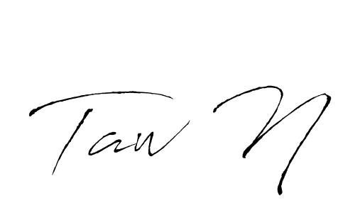 Also You can easily find your signature by using the search form. We will create Taw N name handwritten signature images for you free of cost using Antro_Vectra sign style. Taw N signature style 6 images and pictures png