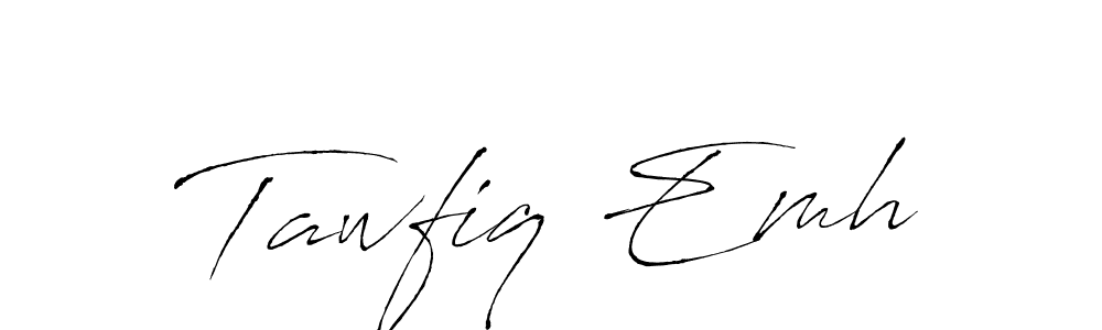 Make a beautiful signature design for name Tawfiq Emh. Use this online signature maker to create a handwritten signature for free. Tawfiq Emh signature style 6 images and pictures png