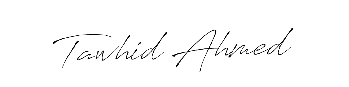 You should practise on your own different ways (Antro_Vectra) to write your name (Tawhid Ahmed) in signature. don't let someone else do it for you. Tawhid Ahmed signature style 6 images and pictures png