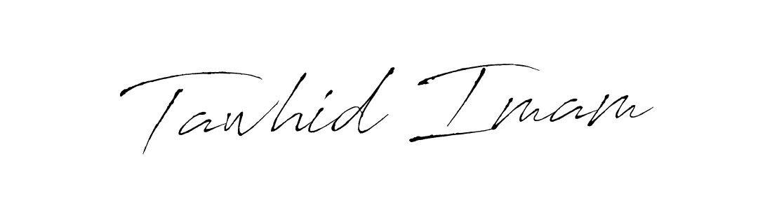 How to make Tawhid Imam name signature. Use Antro_Vectra style for creating short signs online. This is the latest handwritten sign. Tawhid Imam signature style 6 images and pictures png