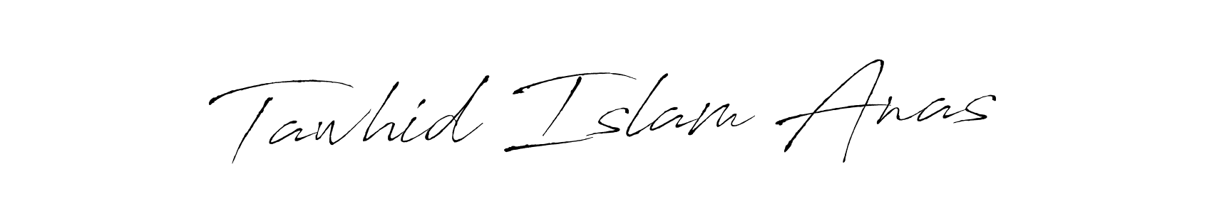 Create a beautiful signature design for name Tawhid Islam Anas. With this signature (Antro_Vectra) fonts, you can make a handwritten signature for free. Tawhid Islam Anas signature style 6 images and pictures png