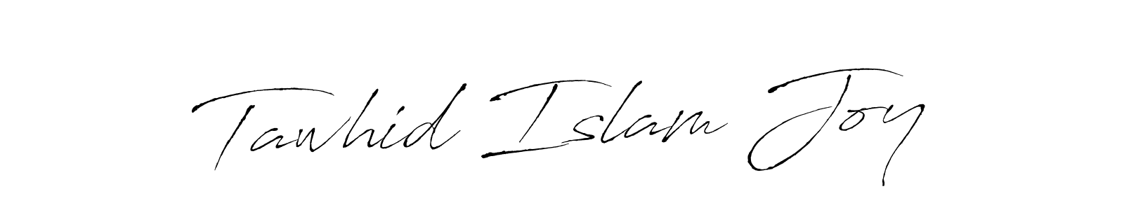 Design your own signature with our free online signature maker. With this signature software, you can create a handwritten (Antro_Vectra) signature for name Tawhid Islam Joy. Tawhid Islam Joy signature style 6 images and pictures png