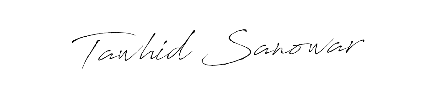 Tawhid Sanowar stylish signature style. Best Handwritten Sign (Antro_Vectra) for my name. Handwritten Signature Collection Ideas for my name Tawhid Sanowar. Tawhid Sanowar signature style 6 images and pictures png