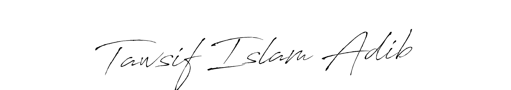 Tawsif Islam Adib stylish signature style. Best Handwritten Sign (Antro_Vectra) for my name. Handwritten Signature Collection Ideas for my name Tawsif Islam Adib. Tawsif Islam Adib signature style 6 images and pictures png