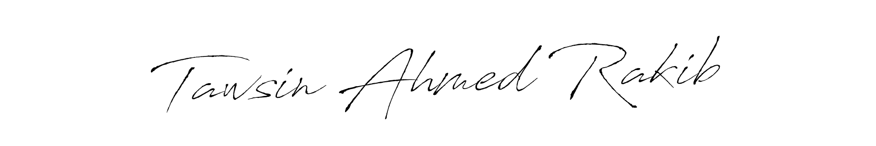 Create a beautiful signature design for name Tawsin Ahmed Rakib. With this signature (Antro_Vectra) fonts, you can make a handwritten signature for free. Tawsin Ahmed Rakib signature style 6 images and pictures png