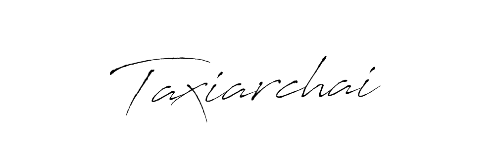 Design your own signature with our free online signature maker. With this signature software, you can create a handwritten (Antro_Vectra) signature for name Taxiarchai. Taxiarchai signature style 6 images and pictures png