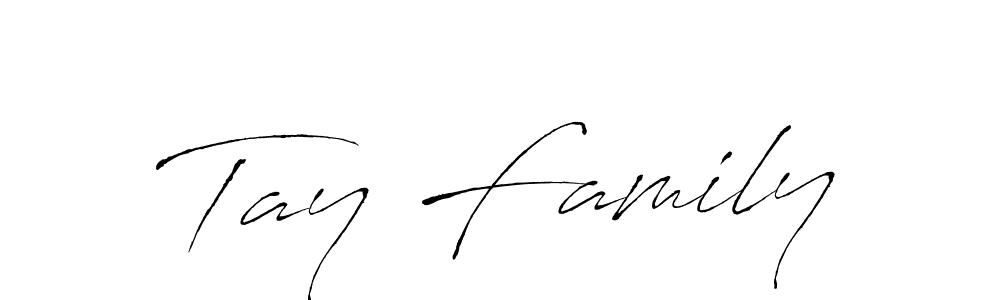 The best way (Antro_Vectra) to make a short signature is to pick only two or three words in your name. The name Tay Family include a total of six letters. For converting this name. Tay Family signature style 6 images and pictures png