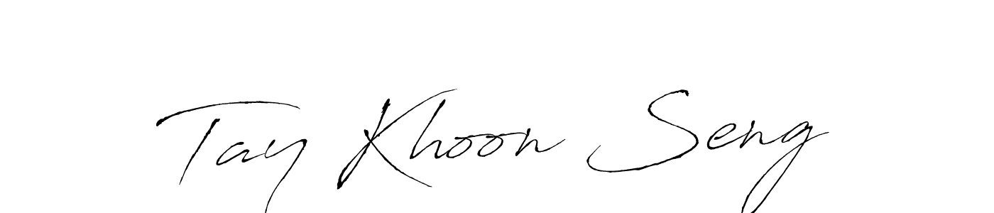 Make a beautiful signature design for name Tay Khoon Seng. Use this online signature maker to create a handwritten signature for free. Tay Khoon Seng signature style 6 images and pictures png