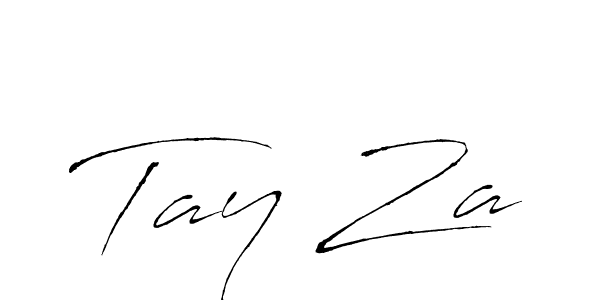 Create a beautiful signature design for name Tay Za. With this signature (Antro_Vectra) fonts, you can make a handwritten signature for free. Tay Za signature style 6 images and pictures png