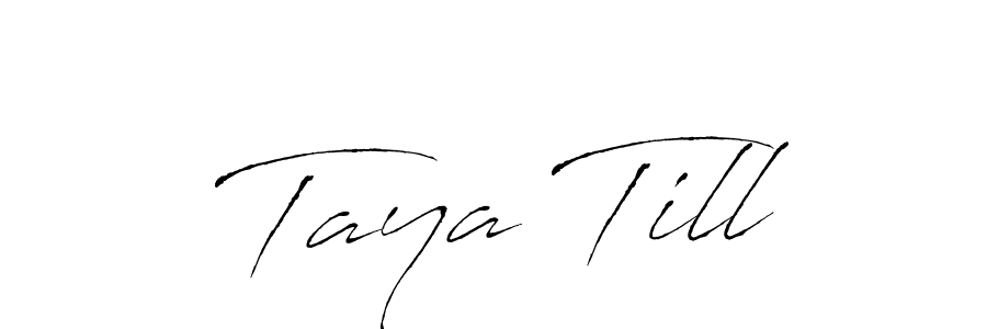 This is the best signature style for the Taya Till name. Also you like these signature font (Antro_Vectra). Mix name signature. Taya Till signature style 6 images and pictures png