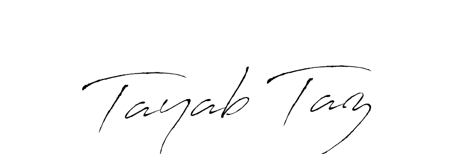 Antro_Vectra is a professional signature style that is perfect for those who want to add a touch of class to their signature. It is also a great choice for those who want to make their signature more unique. Get Tayab Taz name to fancy signature for free. Tayab Taz signature style 6 images and pictures png
