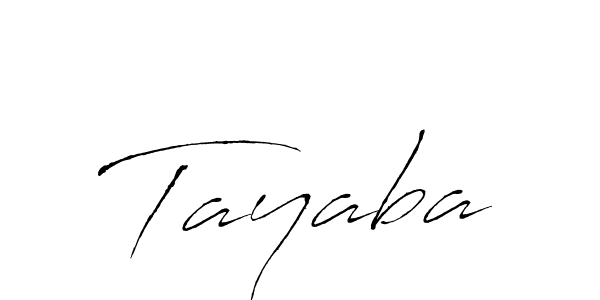 Make a beautiful signature design for name Tayaba. With this signature (Antro_Vectra) style, you can create a handwritten signature for free. Tayaba signature style 6 images and pictures png