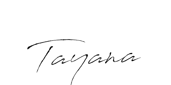 Use a signature maker to create a handwritten signature online. With this signature software, you can design (Antro_Vectra) your own signature for name Tayana. Tayana signature style 6 images and pictures png