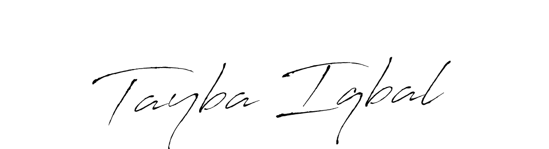 Also we have Tayba Iqbal name is the best signature style. Create professional handwritten signature collection using Antro_Vectra autograph style. Tayba Iqbal signature style 6 images and pictures png