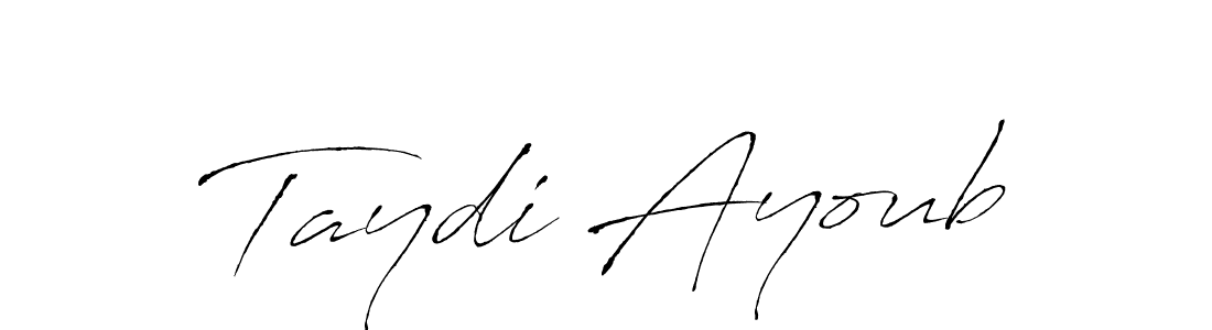 Use a signature maker to create a handwritten signature online. With this signature software, you can design (Antro_Vectra) your own signature for name Taydi Ayoub. Taydi Ayoub signature style 6 images and pictures png