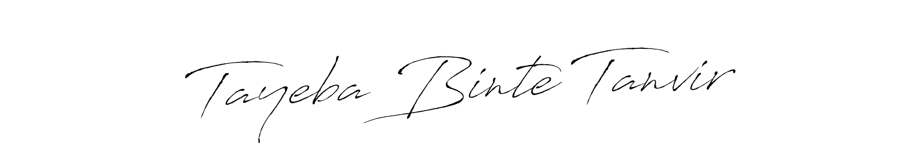 Use a signature maker to create a handwritten signature online. With this signature software, you can design (Antro_Vectra) your own signature for name Tayeba Binte Tanvir. Tayeba Binte Tanvir signature style 6 images and pictures png