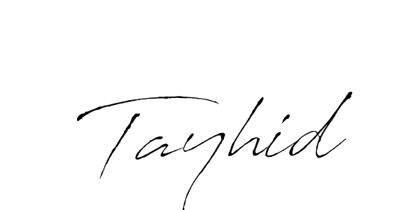 Make a beautiful signature design for name Tayhid. With this signature (Antro_Vectra) style, you can create a handwritten signature for free. Tayhid signature style 6 images and pictures png