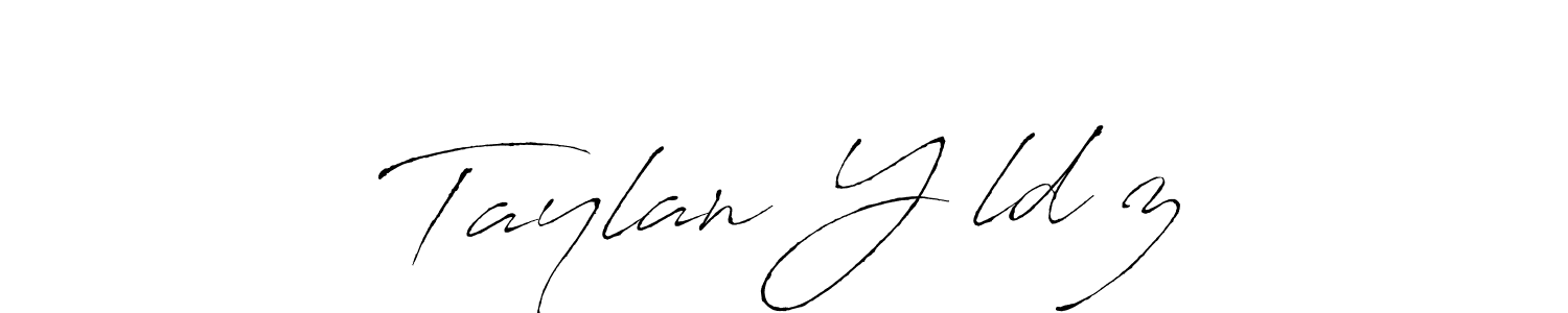 How to make Taylan Yıldız name signature. Use Antro_Vectra style for creating short signs online. This is the latest handwritten sign. Taylan Yıldız signature style 6 images and pictures png