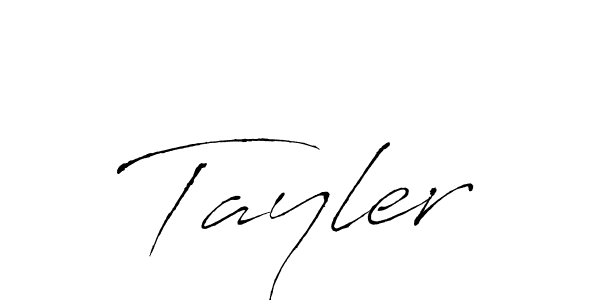 Design your own signature with our free online signature maker. With this signature software, you can create a handwritten (Antro_Vectra) signature for name Tayler. Tayler signature style 6 images and pictures png