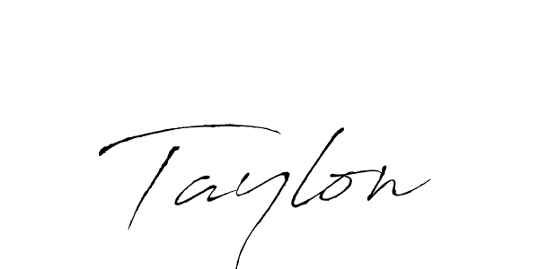 Create a beautiful signature design for name Taylon. With this signature (Antro_Vectra) fonts, you can make a handwritten signature for free. Taylon signature style 6 images and pictures png