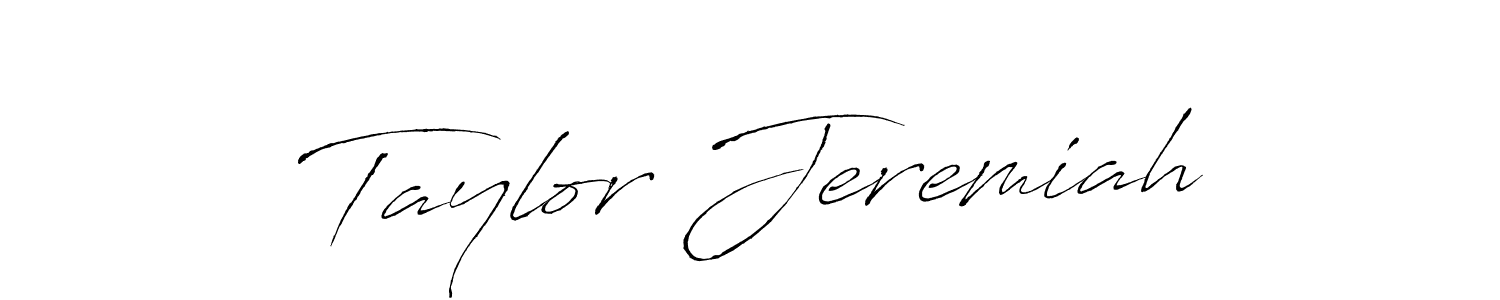 Make a beautiful signature design for name Taylor Jeremiah. With this signature (Antro_Vectra) style, you can create a handwritten signature for free. Taylor Jeremiah signature style 6 images and pictures png