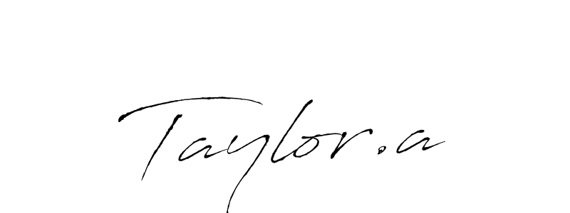 Also You can easily find your signature by using the search form. We will create Taylor.a name handwritten signature images for you free of cost using Antro_Vectra sign style. Taylor.a signature style 6 images and pictures png