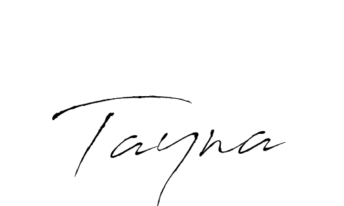 Make a beautiful signature design for name Tayna. With this signature (Antro_Vectra) style, you can create a handwritten signature for free. Tayna signature style 6 images and pictures png