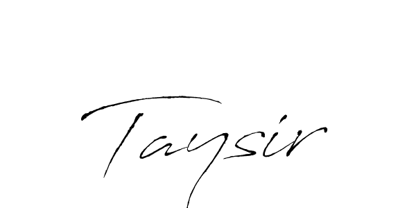 Make a beautiful signature design for name Taysir. With this signature (Antro_Vectra) style, you can create a handwritten signature for free. Taysir signature style 6 images and pictures png